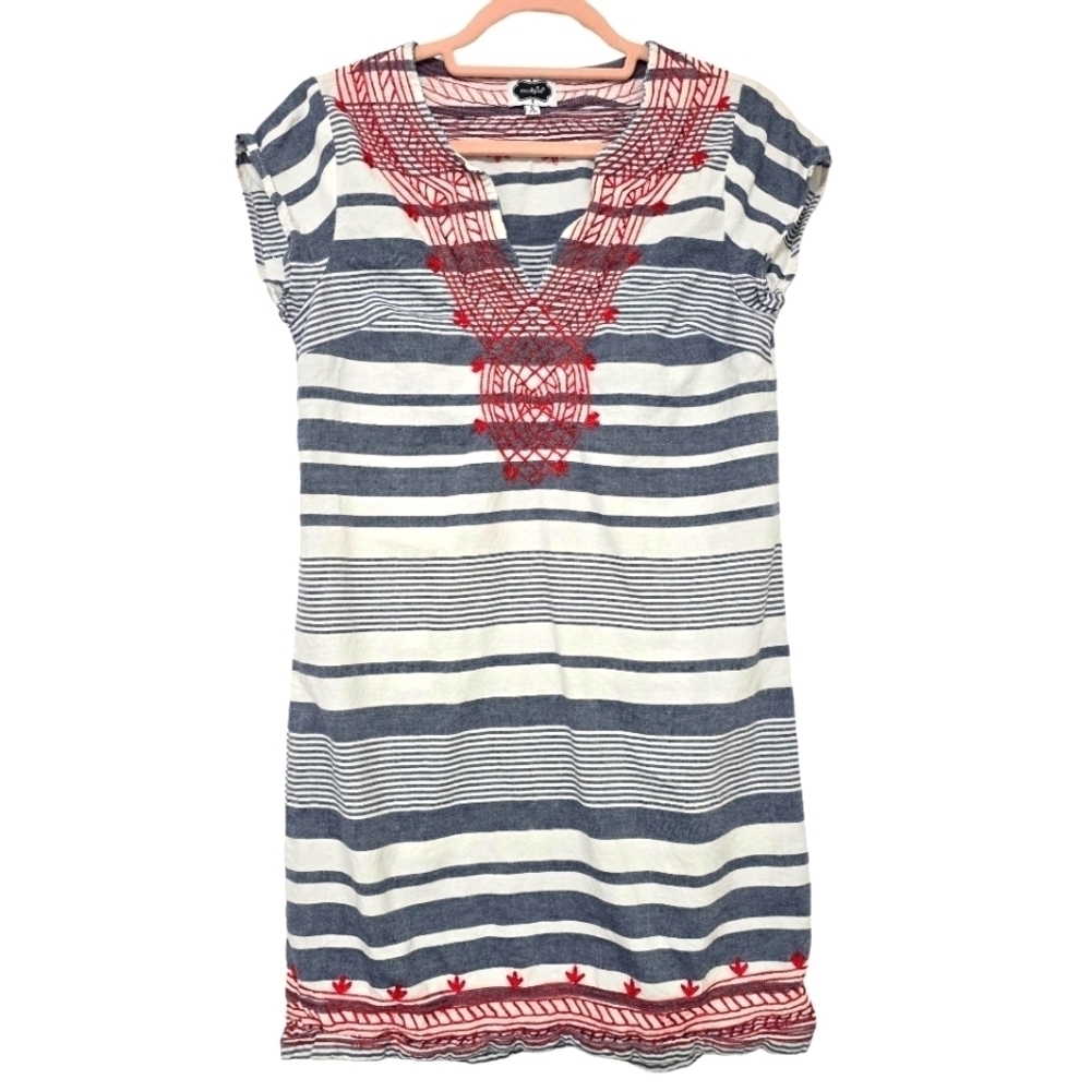 Mud Pie Embroidered Cotton Dress